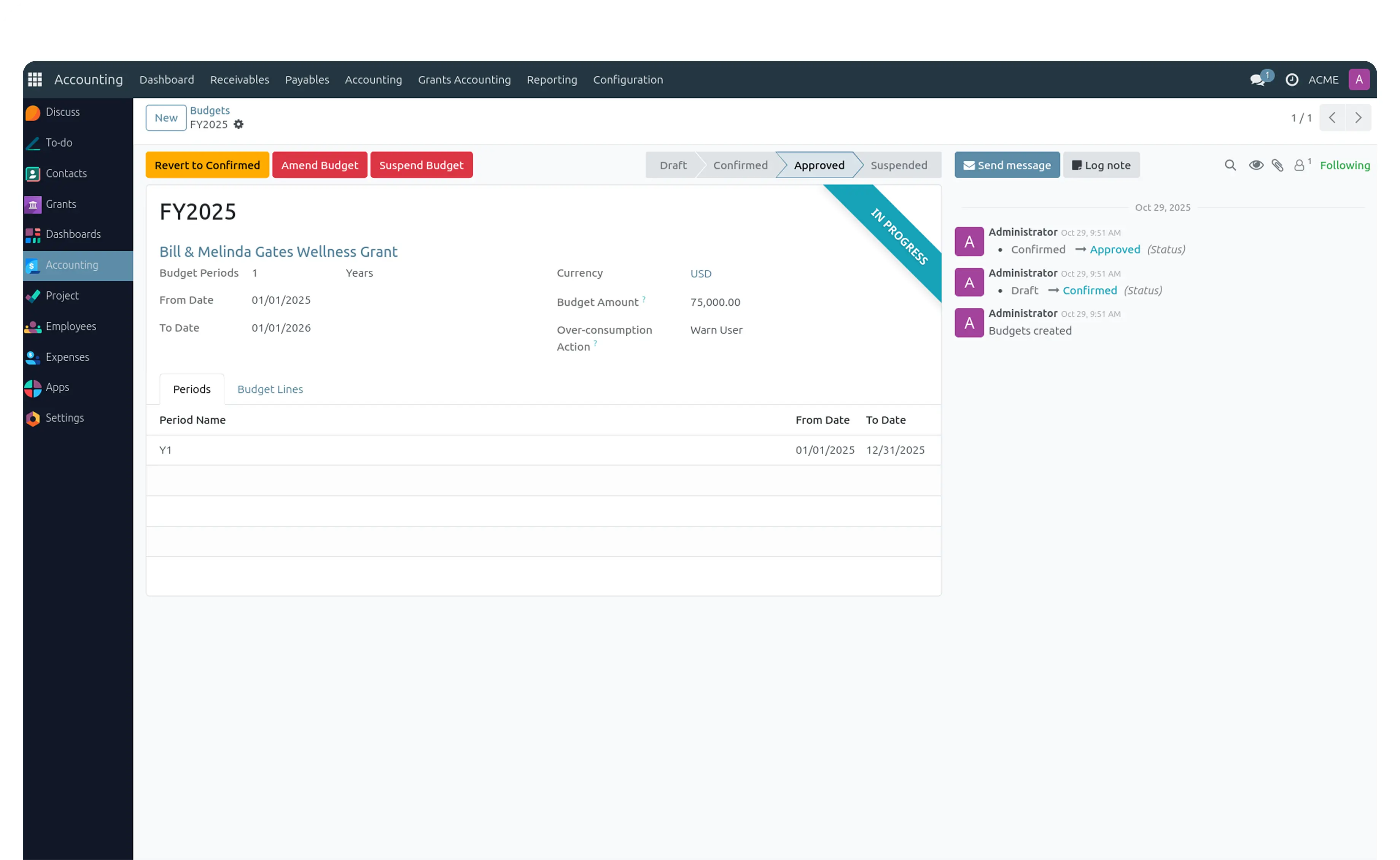 Fixed Asset Management Dashboard